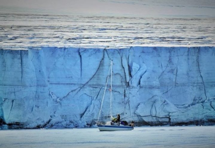 Eventyrlig seiltur på Svalbard